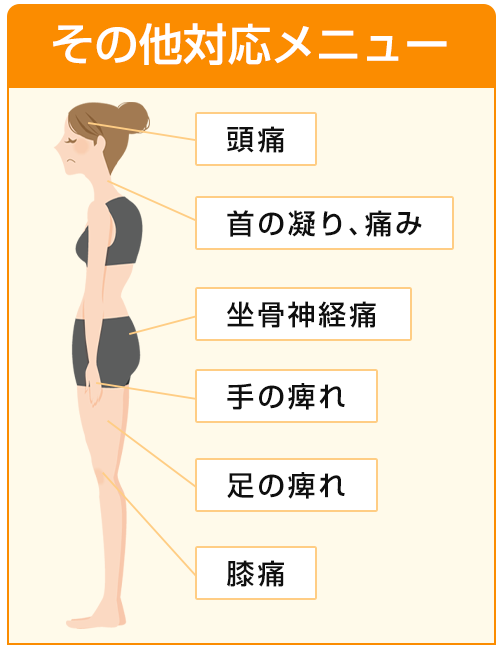 その他対応メニュー
